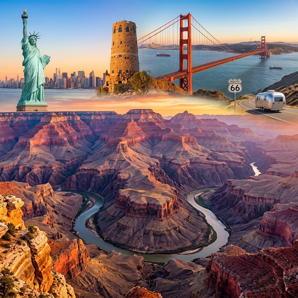 banner các tour du lịch mỹ