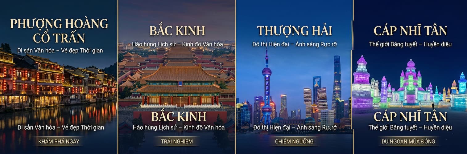 banner địa điểm tham quan tại trung quốc